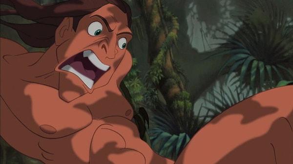11. Tarzan, yüzünü bu hale getirdiğinde.