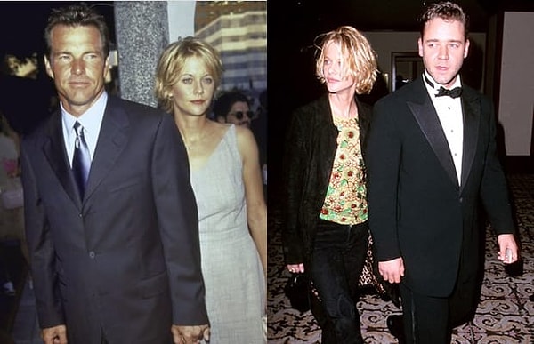 11. У Мег Райан и Денниса Куэйда было все хорошо, пока не вмешался коварный Рассел Кроу. Их с Мег "близкая дружба" стала главной причиной развода.