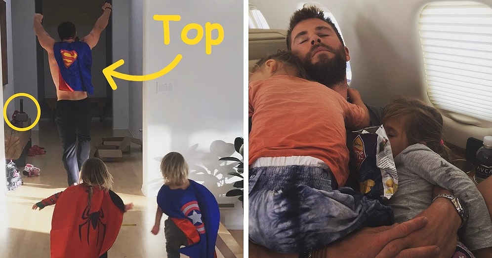 18 доказательств того, что Крис Хемсворт — лучший отец на земле