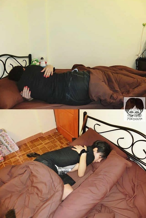 9. "В обнимку со своей девушкой 💕"