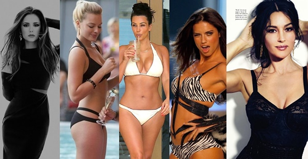 Dünyada En Çok Arzulanan ve Herkesin Fantezilerini Süsleyen 45 Kadın