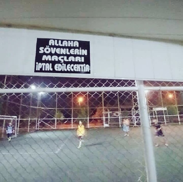 8. Halı sahalar iptal