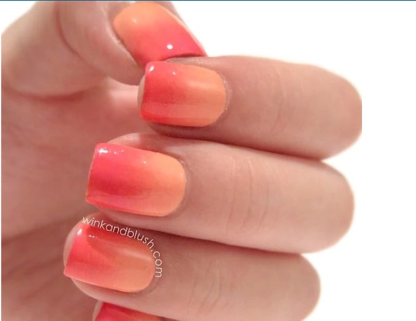 3. Коралловые ноготки для нежных леди