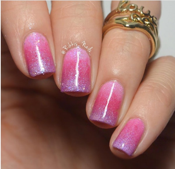 8. Нежное розовое омбре для настоящих принцесс