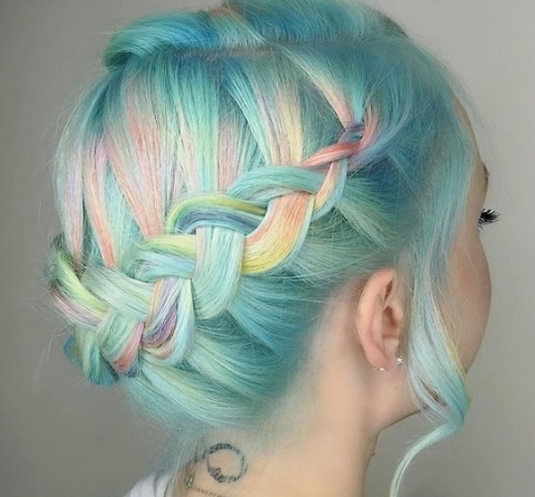 6. Радужное окрашивание #rainbowhair