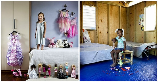 Итальянский фотограф показал, какие игрушки любят дети в разных странах мира