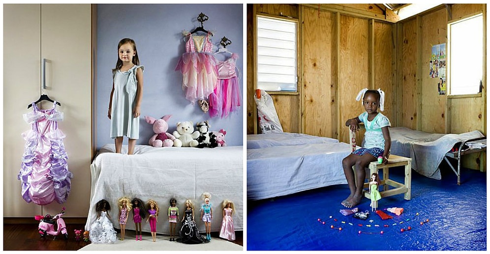 Итальянский фотограф показал, какие игрушки любят дети в разных странах мира