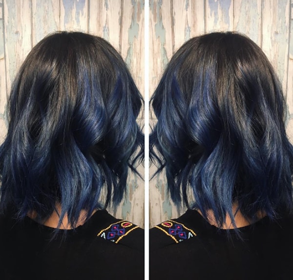 7. Если вы не сторонник радикальных перемен, то для вас подойдёт лишь лёгкий оттенок голубого.