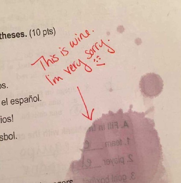 3. Принимать от учеников домашнюю работу с заметками от родителей: