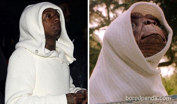 6. Lil Wayne ya da E.T?