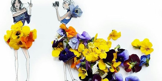 12 клевых рисунков от дизайнера-сюрреалиста, использующего цветы и овощи для своих работ