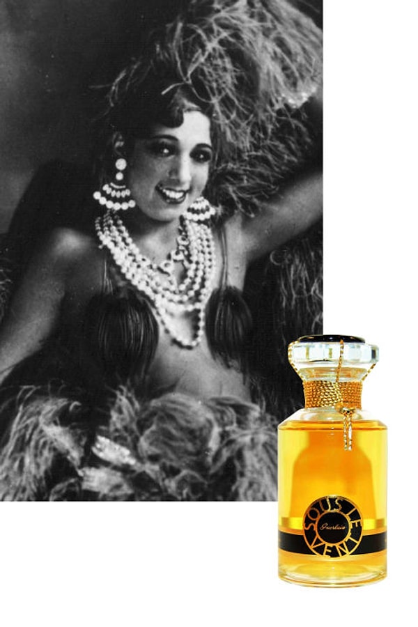 12. Жозефина Бейкер и ее Guerlain Sous Le Vent.