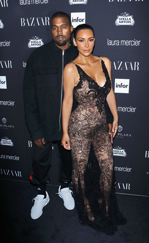 14. Ким Кардашян и Канье Уэст