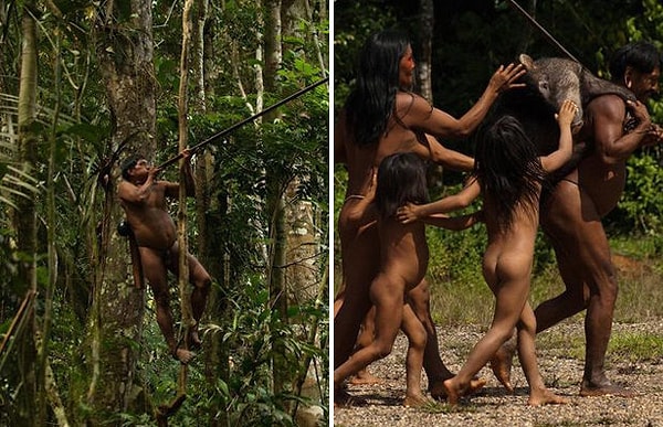 1. Этот индейский народ ведёт кочевой образ жизни, занимаясь собирательством и охотой.