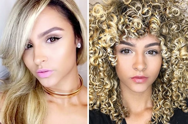 6. К кудрям не придраться, но цвет...