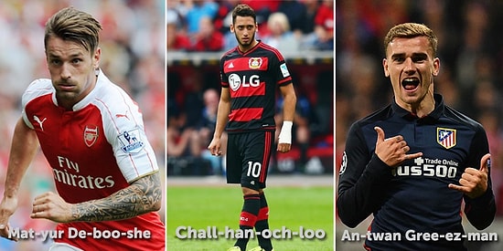 Telaffuzu Zor Futbolcuların İsimleri Nasıl Okunur?