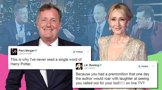 J.K. Rowling ve Piers Morgan Twitter Üzerinden Birbirine Girdi !