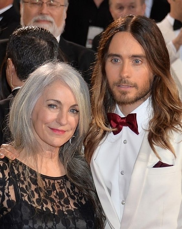 13. Jared Leto ve annesi Constance