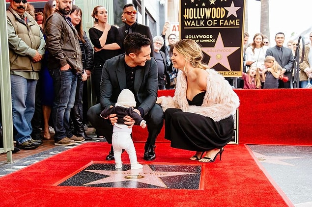 Hollywood’da görüntülenen minik ünlümüz için, bu özel günde Walk of Fame’den daha iyi bir yer düşünülemezdi herhalde.