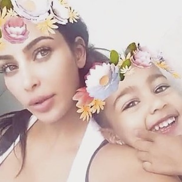 7. Дети Канье Уэста и Ким Кардашян — Норт и Сейнт