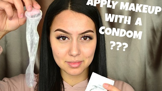 Когда все средства хороши: сделать макияж с помощью презерватива