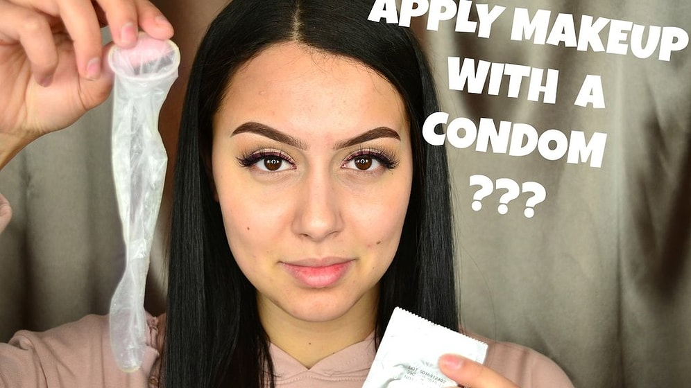 Когда все средства хороши: сделать макияж с помощью презерватива