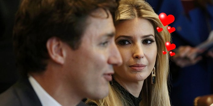 Gönülçelen Başkan Justin Trudeau'nun Yeni Kurbanı Ivanka Trump ve İç Çeken Bakışları