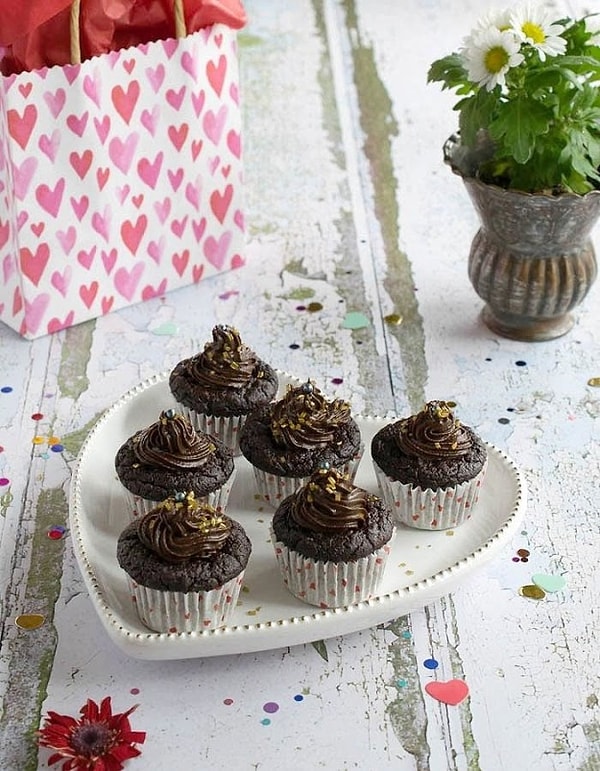 12. Шоколадные маффины с авокадо.