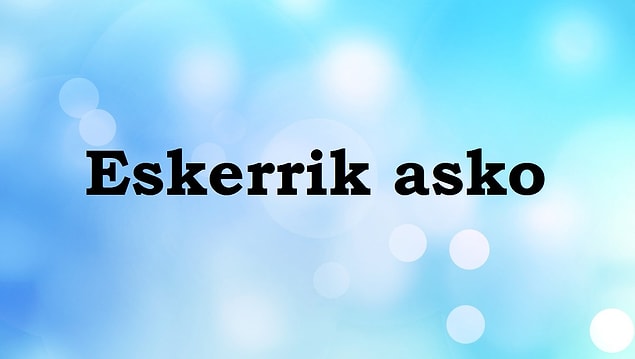 6. "Teşekkür ederim"