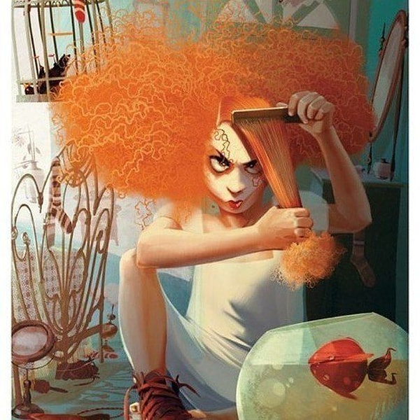 8. Мы боремся с расческой всю нашу жизнь