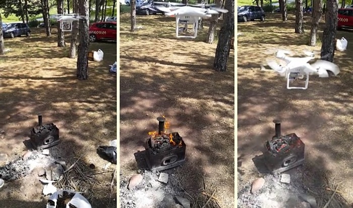 Drone ile Mangal Körükleyen Yurdum İnsanı