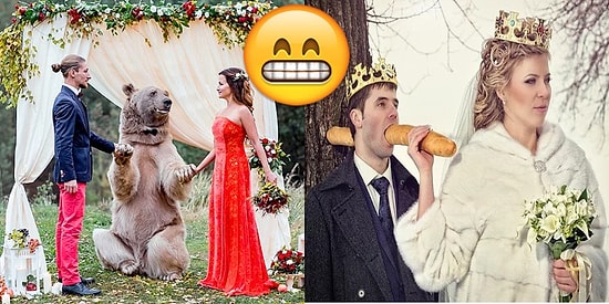 Rusların Düğün Fotoğrafçılığı Konusunda Bir Dünya Markası Olduğunun 17 Komik Kanıtı