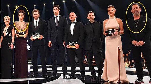 3. Cem Yılmaz ve eski sevgilisi Cansu Dere yıllar sonra ilk kez aynı karede "GQ Türkiye Men of the Year" ödül törenininde görüntülendi.