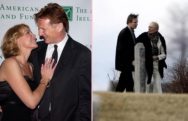 1. Liam Neeson, 15 yıllık eşi Natasha Richardson'ı 2009 yılında trajik bir olayla kaybetti.