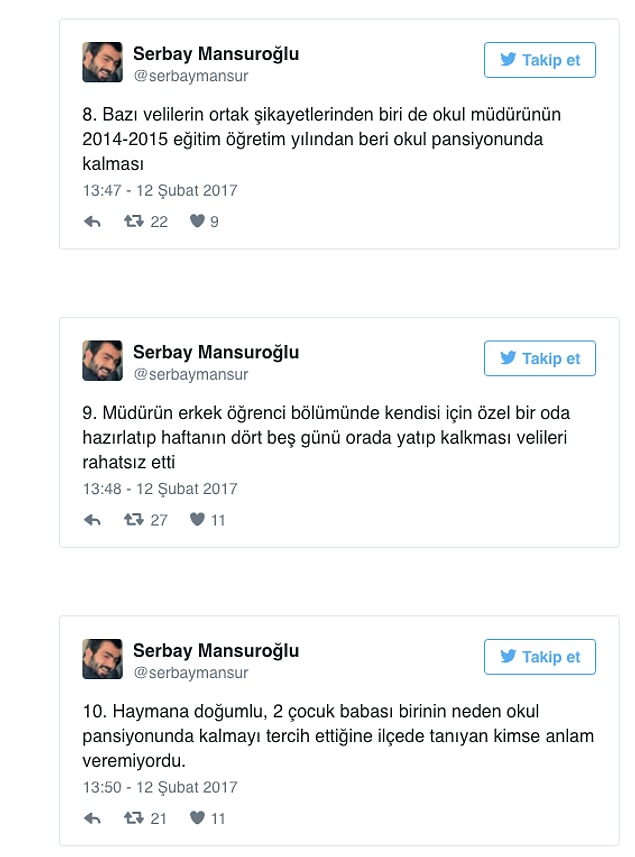 7. Milli Eğitim Bakanlığı’na Bağlı Okul Pansiyonları Yönetmeliği’ne göre yatılı okullarda sadece nöbetçi belleticilerin kalmasına izin verilirken, neden okul müdürüne bir oda verildi?