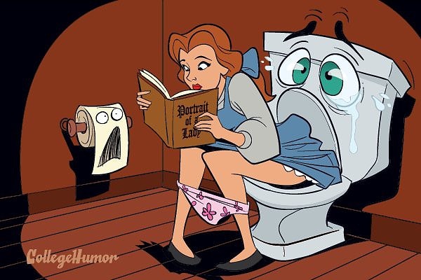 8. Нам никогда не показывали ванную или уборную замка. А что, если сантехника тоже живая?