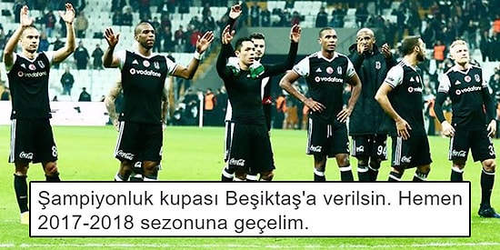 Beşiktaş'ın Galibiyetinden Sonra Taraftarlarda Şampiyonluk Havası Estiren 16 Tweet