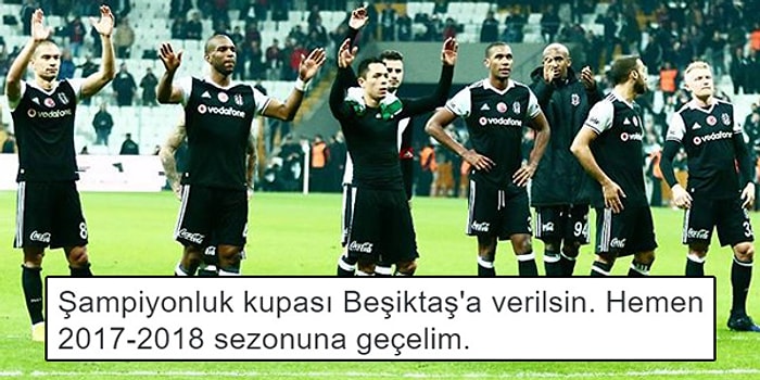 Beşiktaş'ın Galibiyetinden Sonra Taraftarlarda Şampiyonluk Havası Estiren 16 Tweet