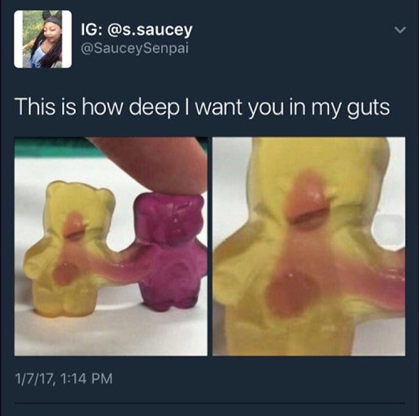 5. А это признание уж точно не для детских ушей: