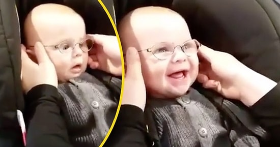 Hayatında İlk Defa Net Gören 5 Aylık Ufaklığın Paha Biçilemez Mutluluğu