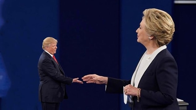 Mini Trump Hillary Clinton ile de tanıştı.