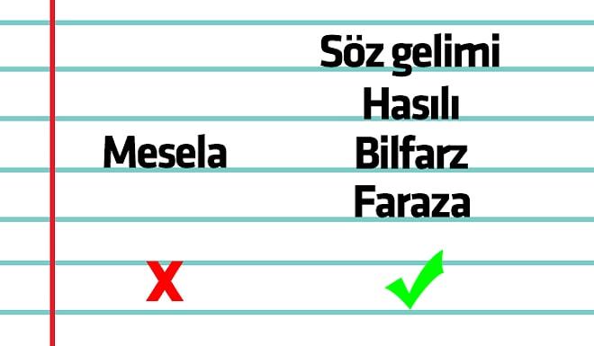 Yaşasın Türkçe! Yaygın Kelimeler Yerine Kullanılabilecek Alternatif ve Nadir Kelimeler