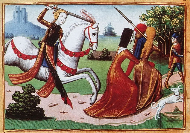 16 yaşına geldiğinde evden kaçarak Fransa Kralı VII. Charles'ın huzuruna kadar gitti.