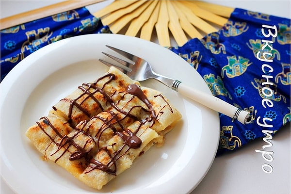 3. Тайские блинчики с бананом.