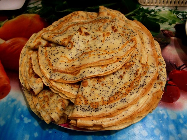 4. Блины с маком.