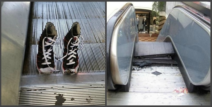 Если вы не сможете досмотреть эти фото, то у вас эскалафобия - боязнь эскалаторов!