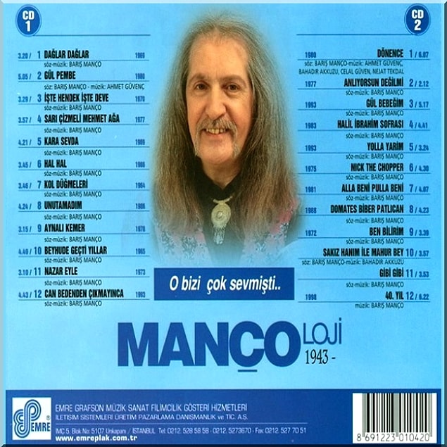 5. Barış Manço müzik hayatının en iyi şarkılarını topladığı Mançoloji albümünün hazırlıklarına başlamıştı.