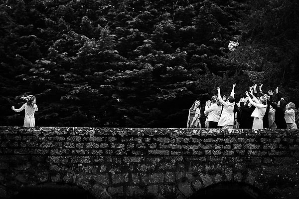 7. Букет словно застыл в воздухе