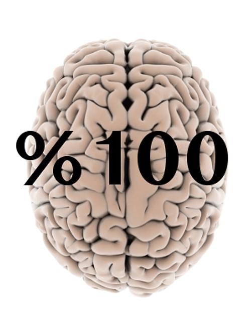 Beynimin yüzde kaçını kullanıyorum testi