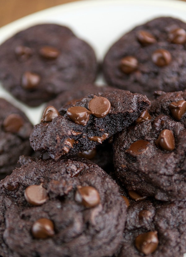 6. Печенье с горьким шоколадом